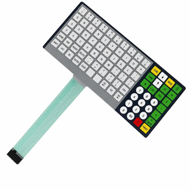 Brand New bCom Keyboard for Mettler Toledo bCom Label Balance English Version Key Sheet and Internal Circuitry