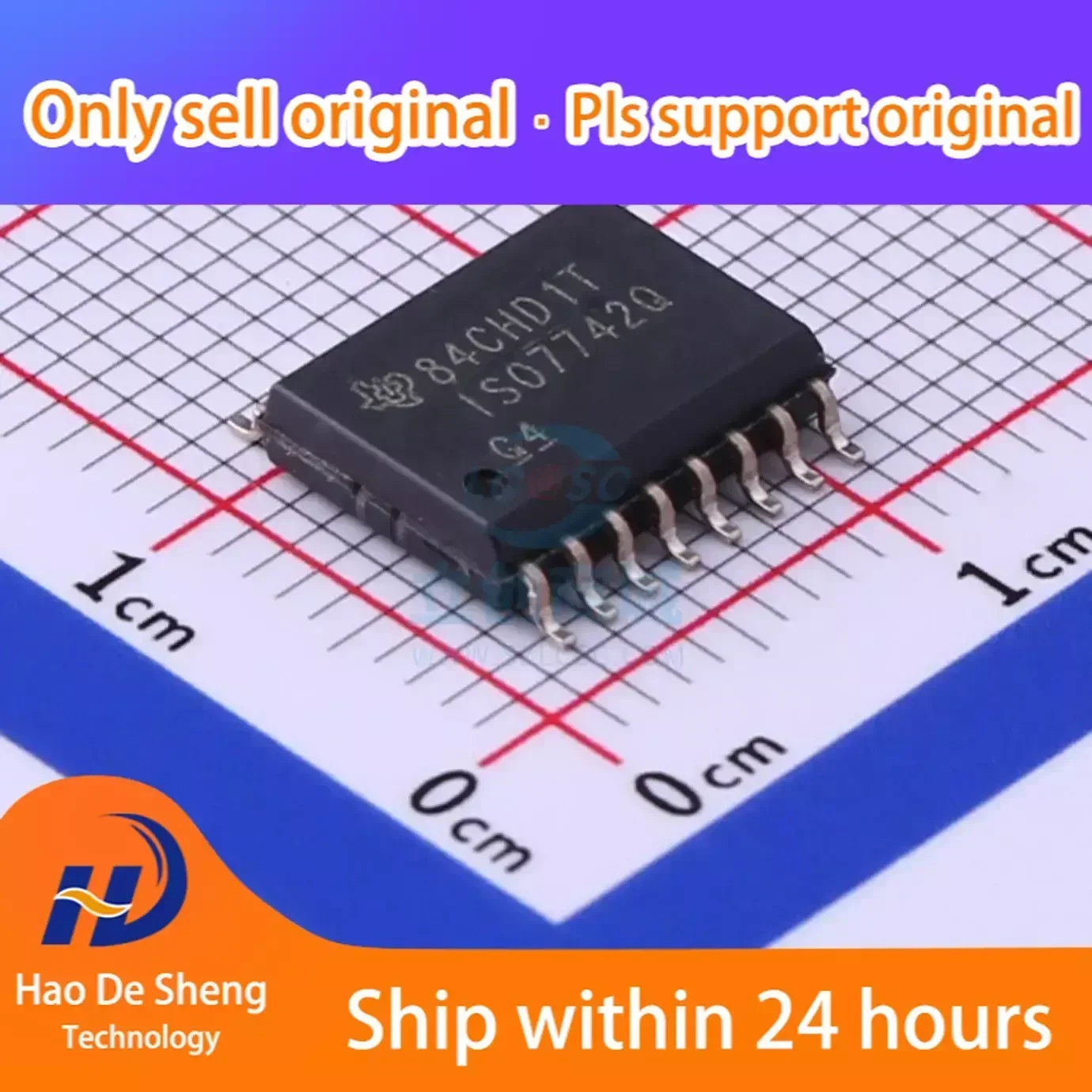 1PCS/LOT ISO7742QDWQ1 SOIC16 New Original In Stock