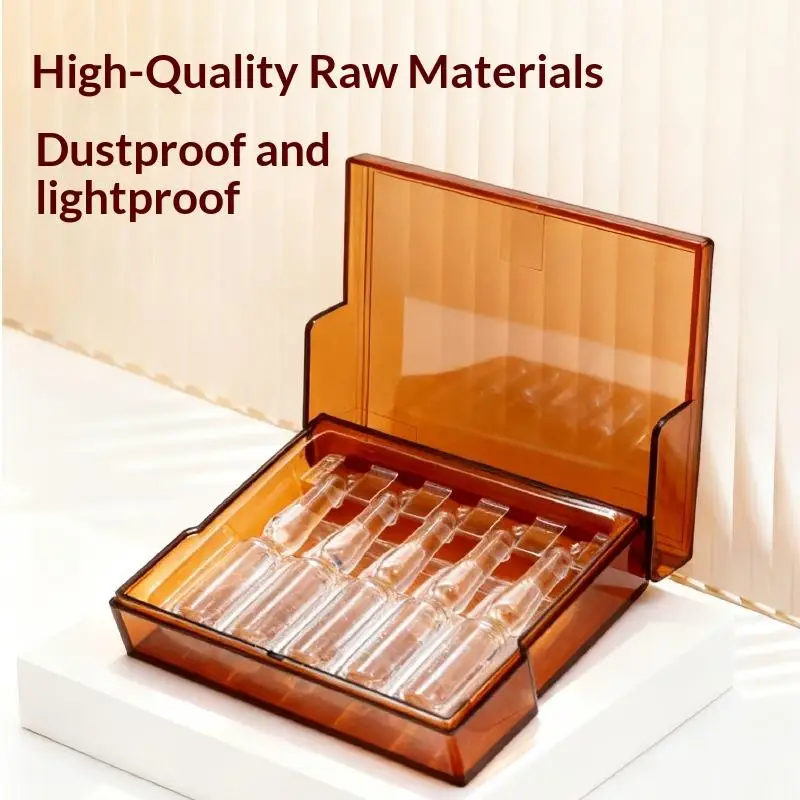 1/2/5Ml Vial Storage Case Lightproof Peptide Storage Box For Fridge Portable Insulin Travel Organizer  Ampoule Holder