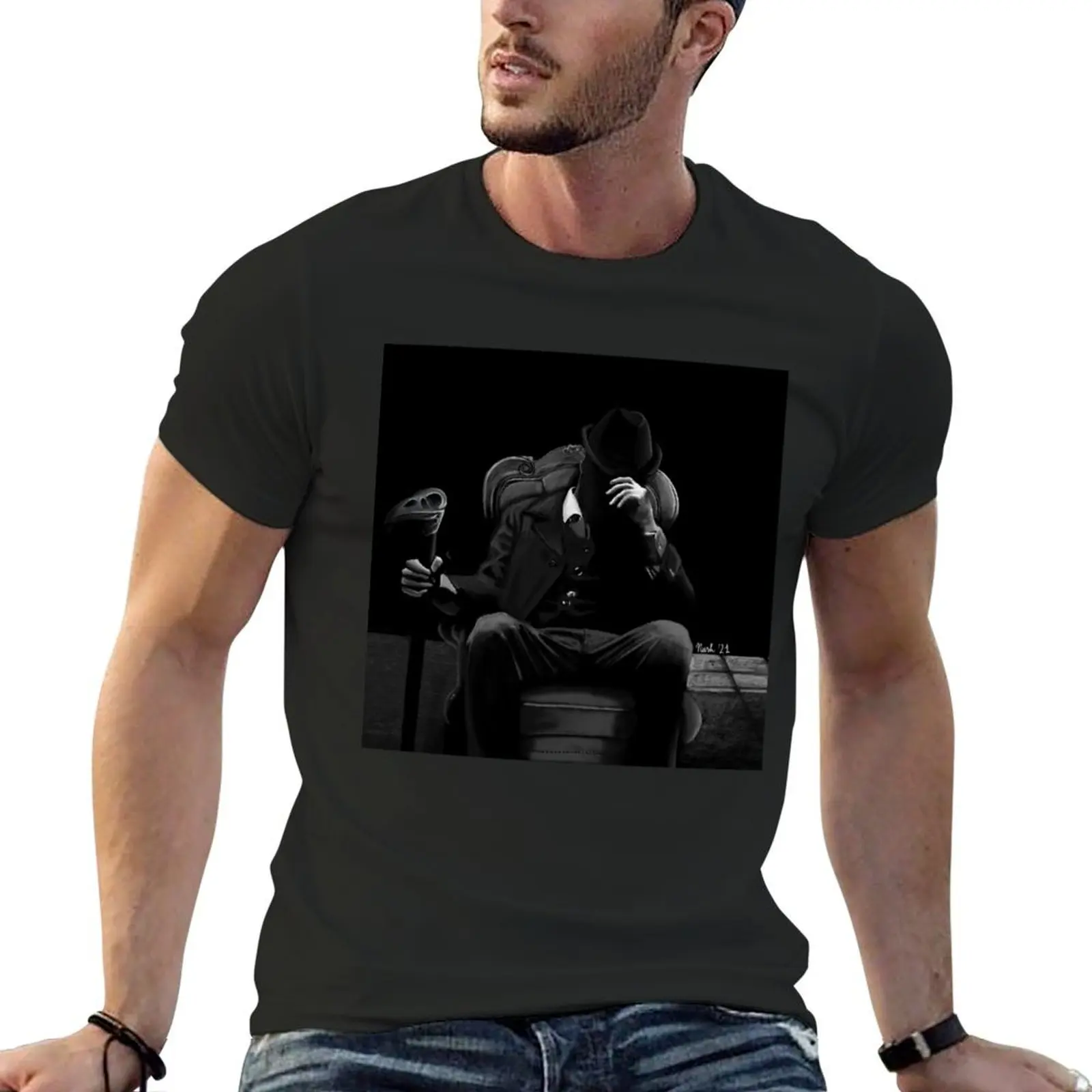 In the shadows - Kaz Brekker T-Shirt korean fashion cute tops sweat mens shirts graphic tee