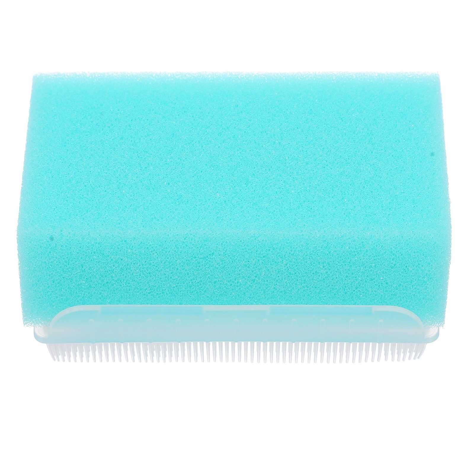 

Sensory Brush Soft Hairs Calming Effect Baby Bath Sponge Scalp Cradle Cap Blue Color Portable Daily Routine Therapy Tool Writing