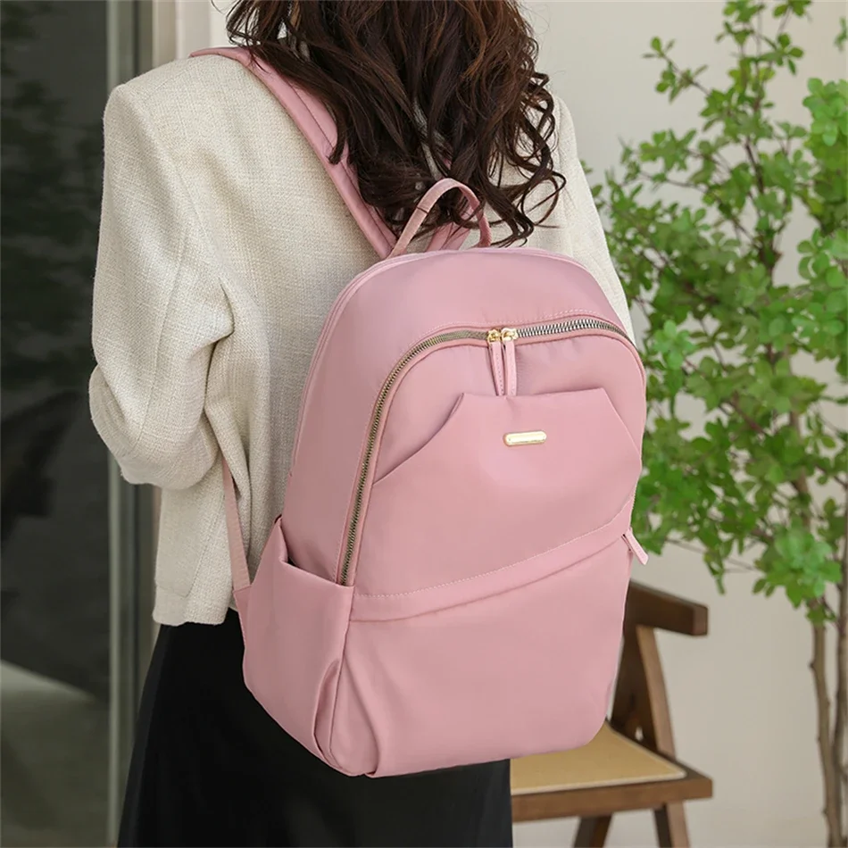 2024 New Anti-theft Fits for 14 Inch Notebook Travel Work College Bags Women Laptop Backpack School Bag Female Casual Rucksack