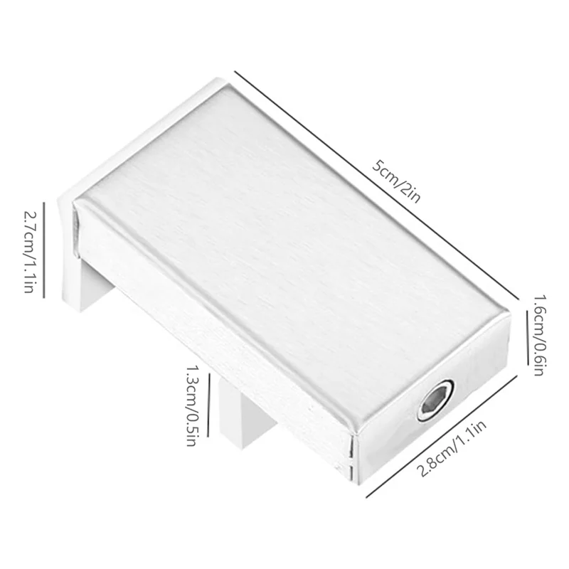 Serrature di sicurezza per finestre regolabili da 2 pezzi Limitatori per finestre per tappo di posizione Sicuro per bambini per scorrevoli