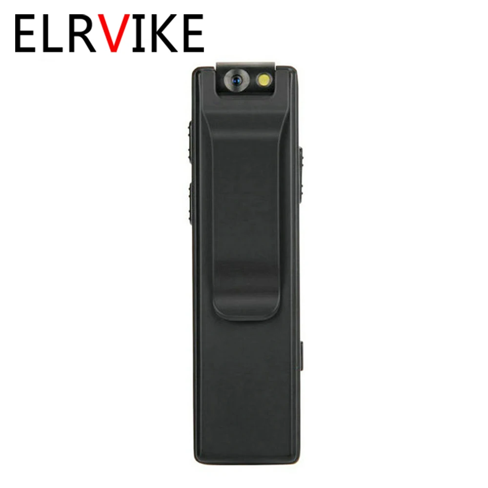 ELRVIKE Body Camera Mini Digital HD Camera Micro Cam Magnetic Motion Snapshot Flashlight Loop Recording Camcorder Video Cam