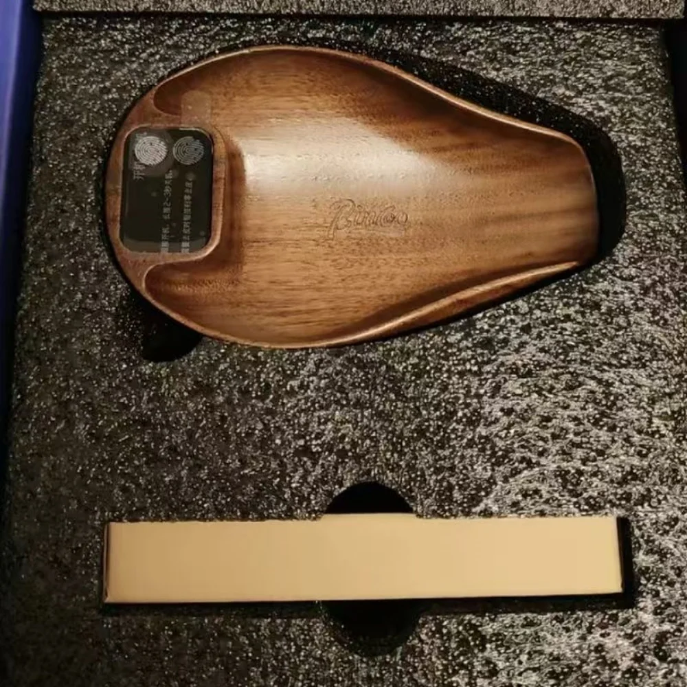 Wooden Digital Coffee Bean Scale Precision Mini Kitchen Espresso Dosing Scale for Coffee Beans 0.3-200g in Weighting 0.1g