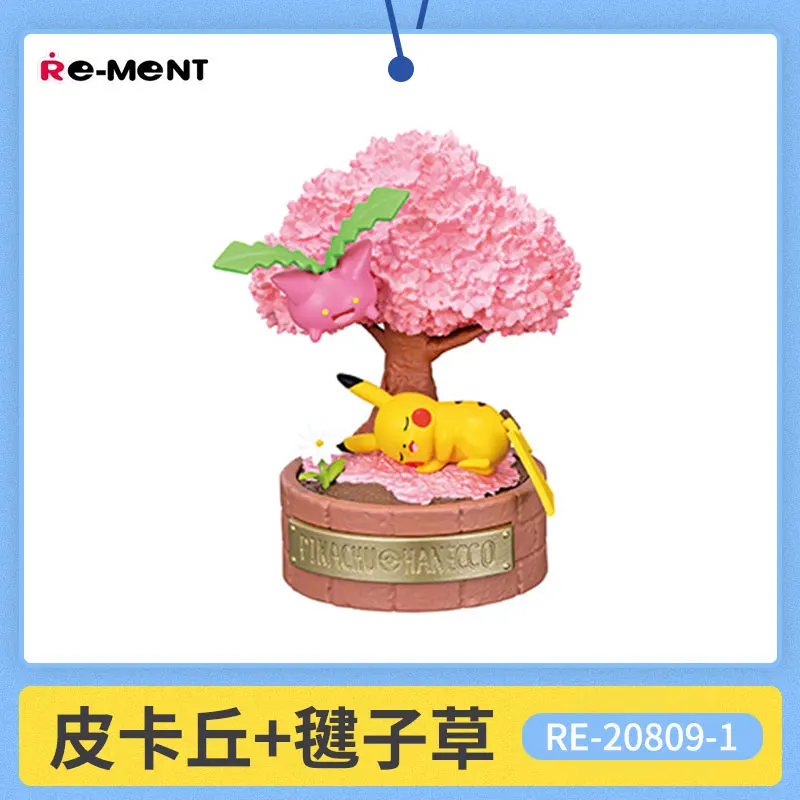 شخصيات البوكيمون الأصلية المعاد تأليف قصة قليلاً من الغابة Vileplume Pawmo Sentret Shroomish Starly Pikachu صندوق أعمى هدية للأطفال