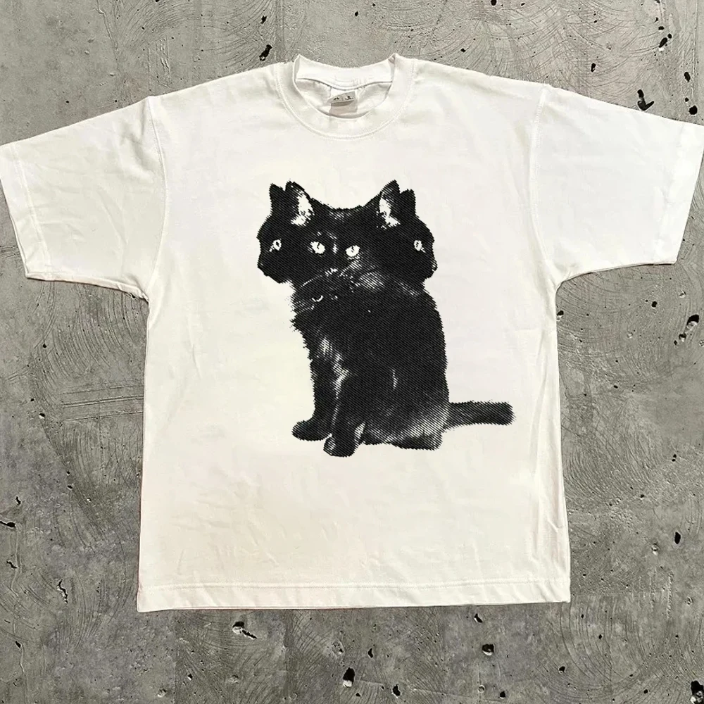 

Футболки Harajuku с буквенным графическим рисунком Y2k, топы для мужчин и женщин, уличная футболка большого размера, уличная одежда на выбор, винтажная футболка