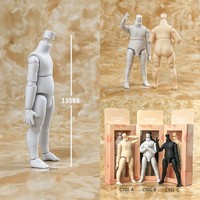 CT01 135MM Grey Black Skin Color 1/6 Little Young Girl Boy Junior PVC Movable Kids Children Body Bjd Doll 7 inches Action Figure