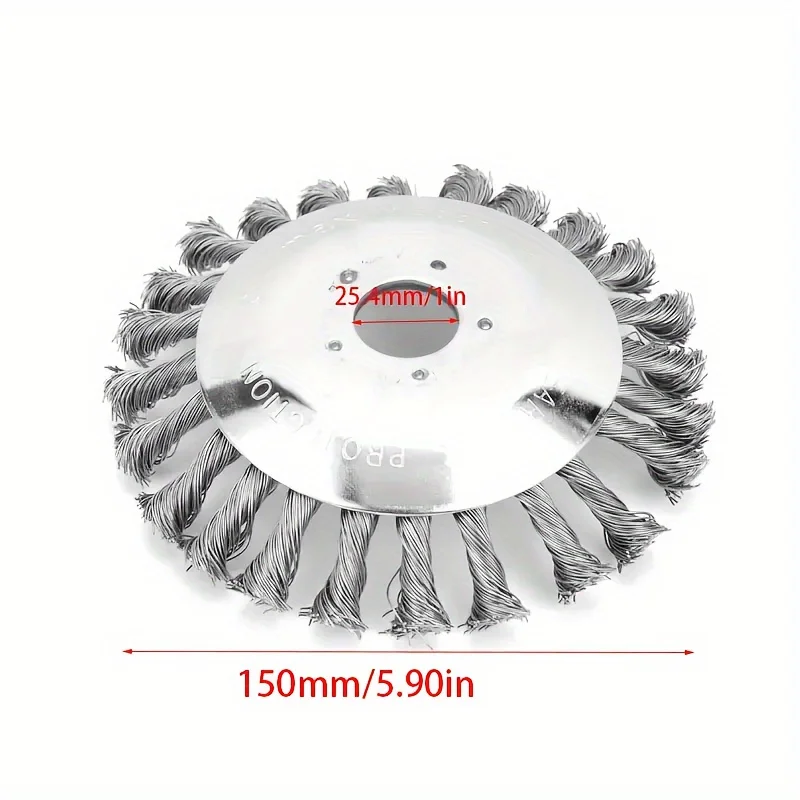 Durable universal trimming head - lawn mower weed brush head, suitable for sidewalk brick and garden maintenance
