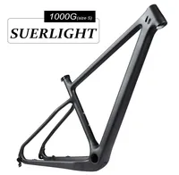 T1000 Carbon Hardtail MTB Frame - 29er XC Bike Frameset with Internal Routing PF30 BB 142/135mm Rear Disc Brake Compatible
