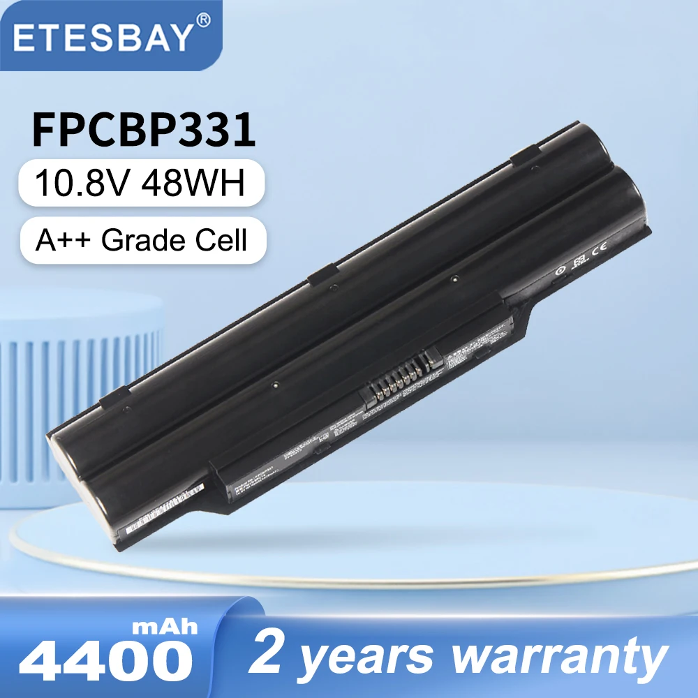 ETESBAY FPCBP331 4400mAh 10.8V Laptop Battery For Fujitsu LifeBook A532/GFX  AH512 FMVNBP213 FPCBP347AP P567717-01 48WH