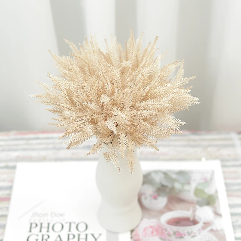 Imitation Flower Thorn Ball Lavender Plastic Bouquet Home Wedding Christmas Decoration Fake Floral Indoor DIY Garden Arrangement