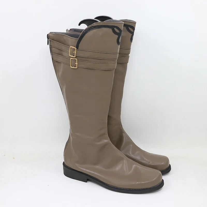 マン・ヴァージル DMC 3 コスプレブーツ PU レザーシューズ