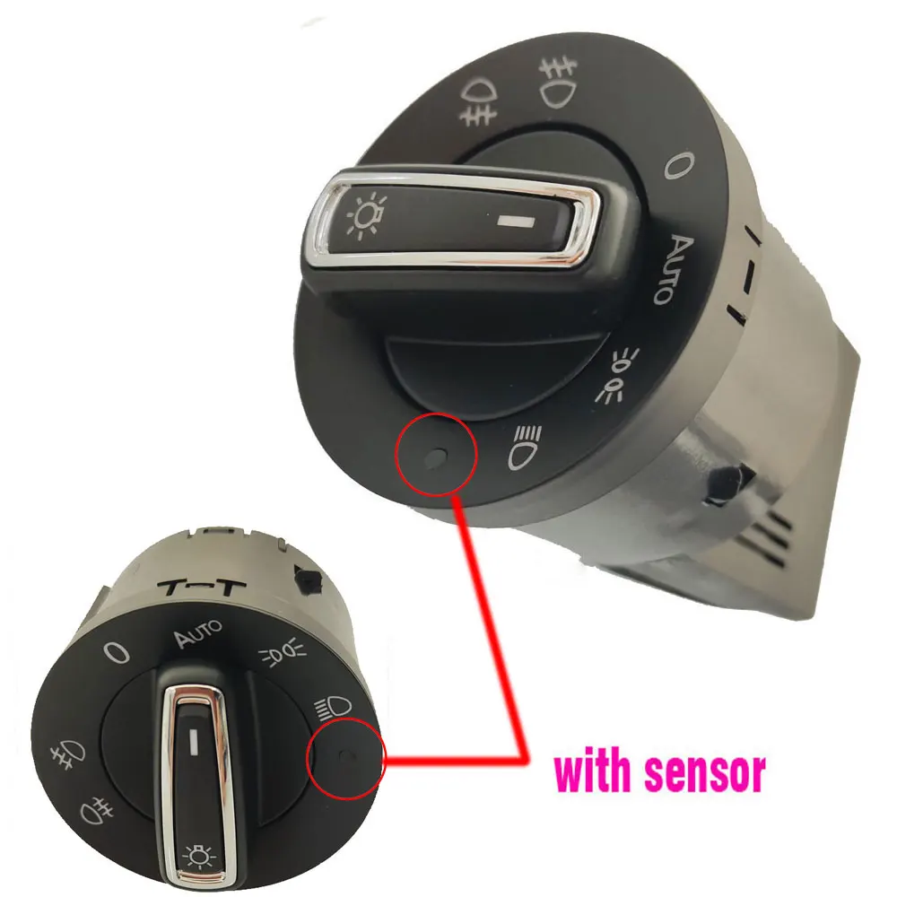 Car Headlight Fog Lamp Switch Headlamp Switch Car Accessorie For VW Golf Jetta Tiguan Touran Passat Scirocco