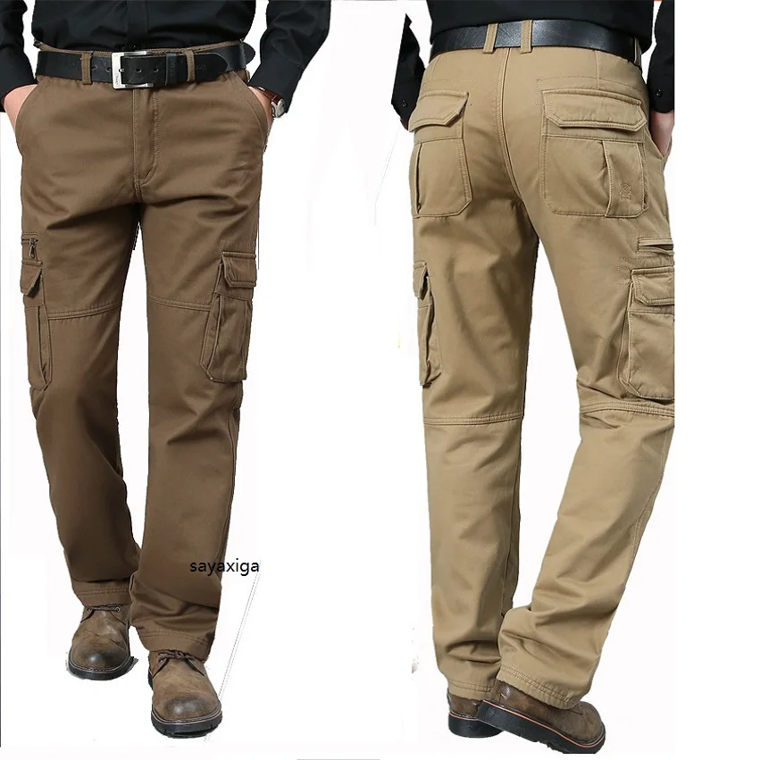 

Весенне-осенние брюки-карго, мужские мешковатые мужские брюки с множеством карманов, новые повседневные брюки, мужские брюки для бега, большие размеры 46, 8xl
