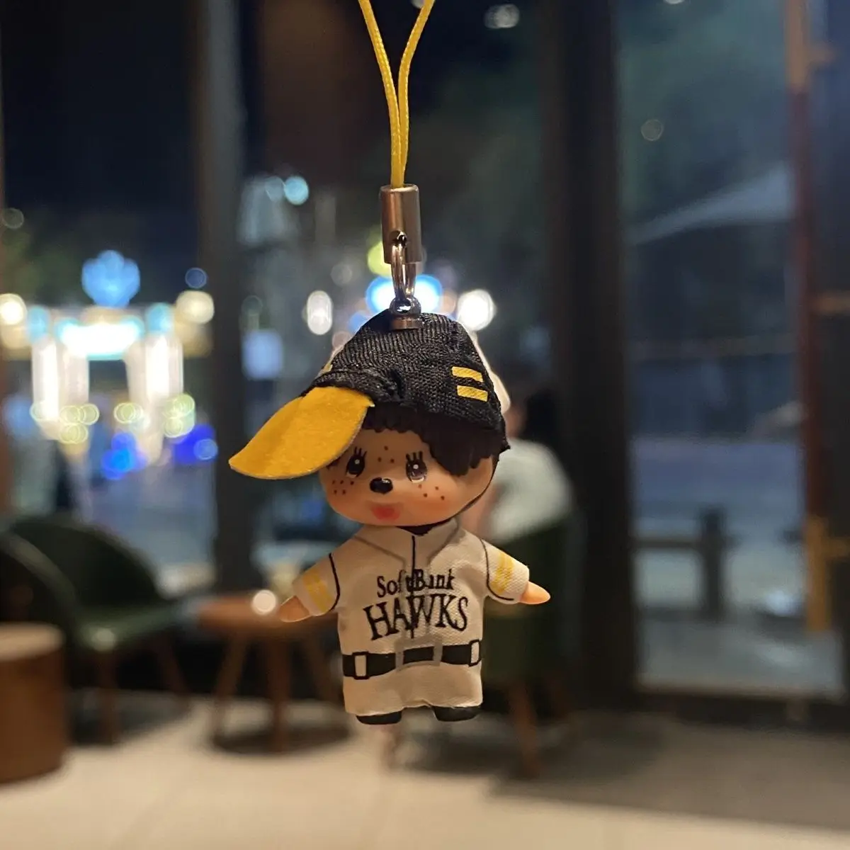 Cartoon Mini Monqiqi Keychain Pendant Doll Desktop Backpack Pendant Doll Ornament Creative Gifts