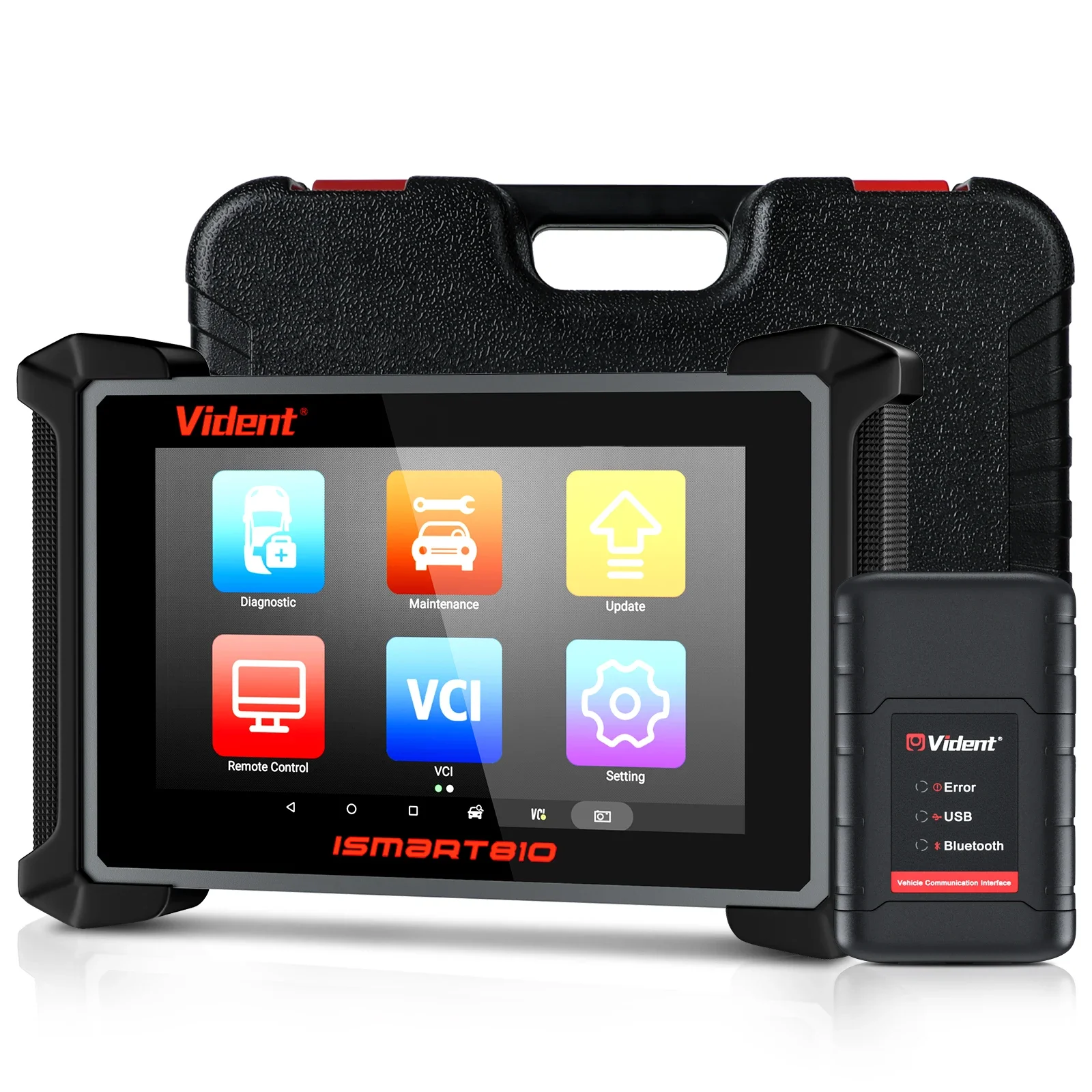 Premium Version VIDENT ISMART 810 OBD2 Scanner Car Diagnostic Tools ECU Coding Professional Key Programming DoIP CAN FD