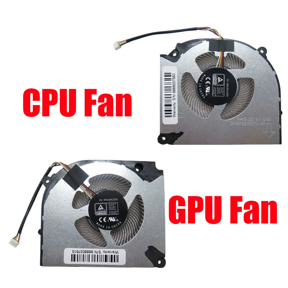Laptop CPU Fan DFS5K223052831 FPP8 DFS5K22115371U FPP9 DC5V 0.5A New