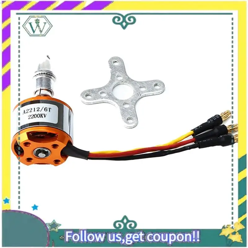 A28Q-1Set Brushless Motor Speed Controller Metal For Remote Control Drone Multi-Rotor Brushless Outer Rotor Motor