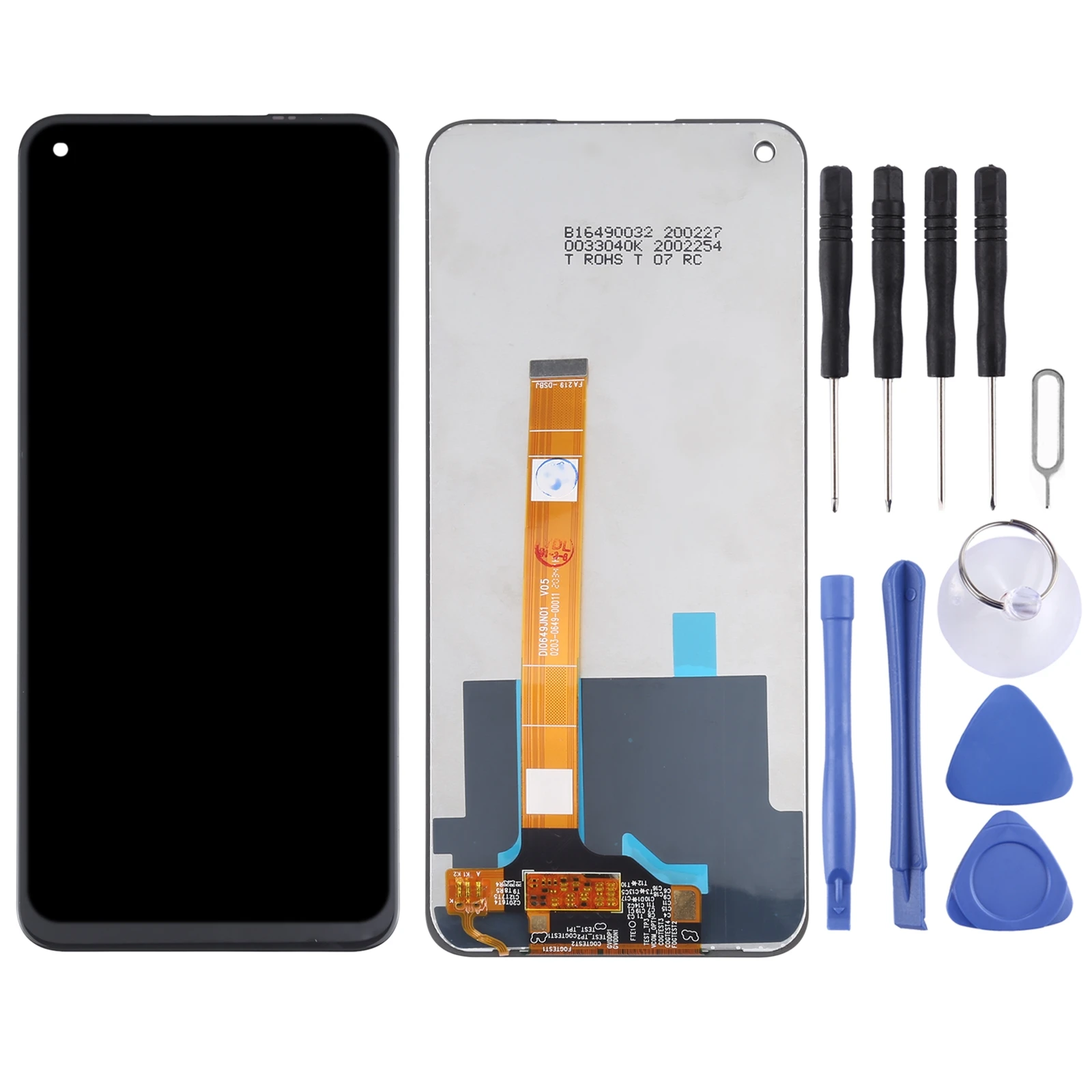 LCD Screen and Digitizer Full Assembly for OPPO Realme Narzo 30 5G / Realme Narzo 30 Pro 5G RMX3242 RMX2117