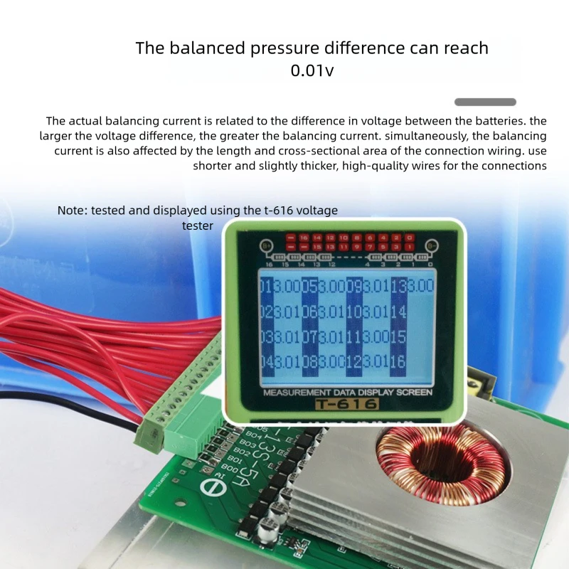 5A  8A Active Equalization Module LiFePO4 Li-ion Inductive Voltage Balance Restorer Capacity Repair Board 4S-24S