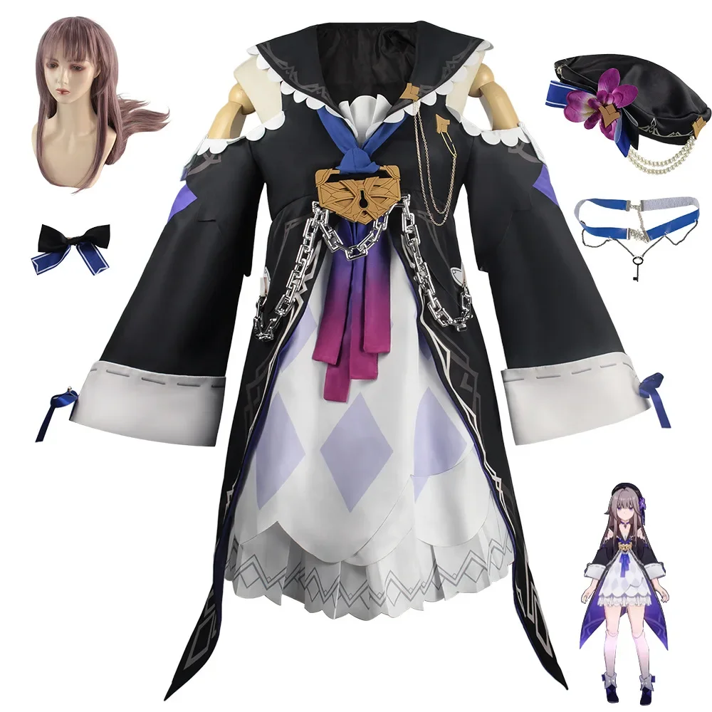 

Honkai Star Rail Black Tower cos clothing game the same Halloween cosplay anime role-playing suit