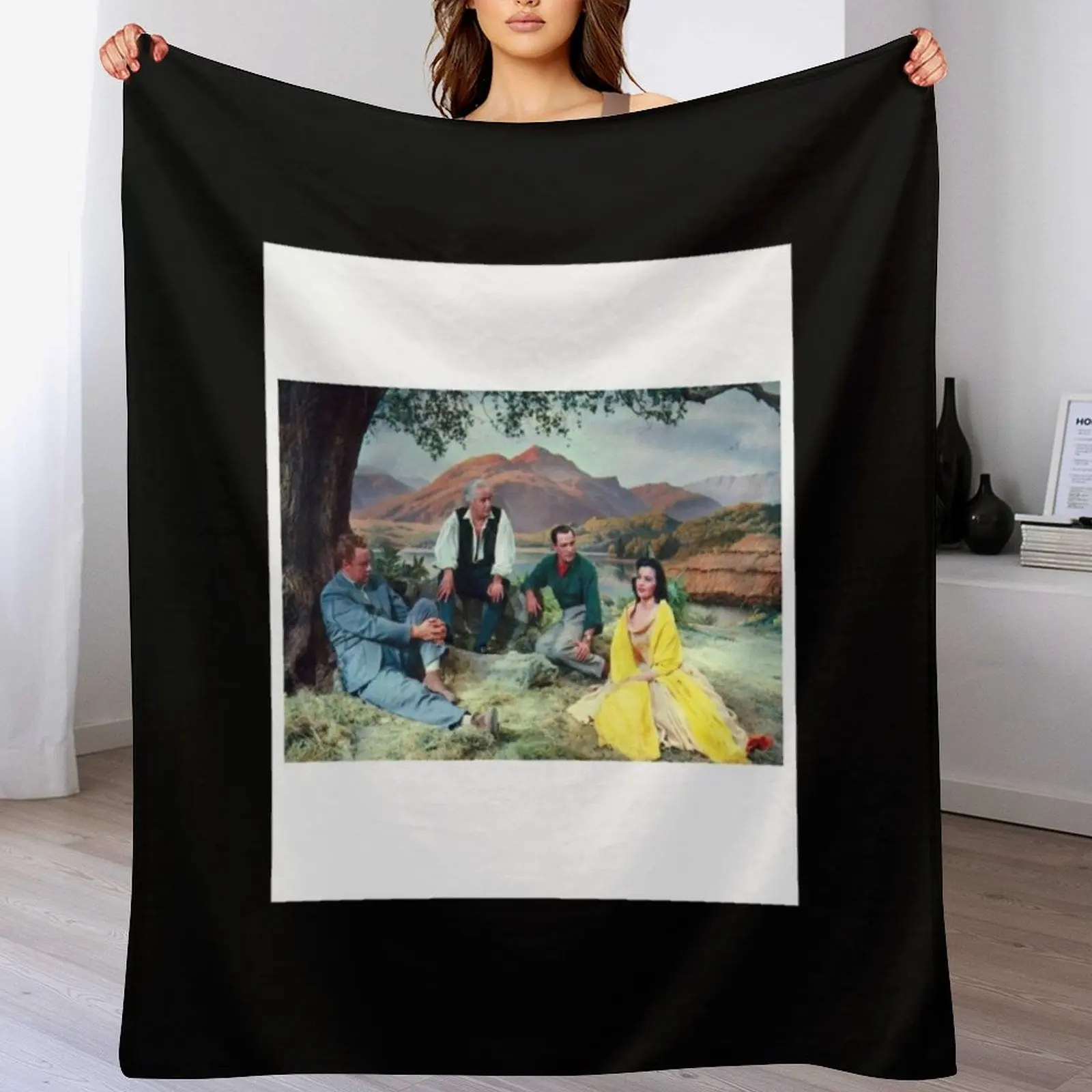 Brigadoon Vincente Minnelli Throw Blanket Travel blankets and throws bed plaid Soft Beds Blankets