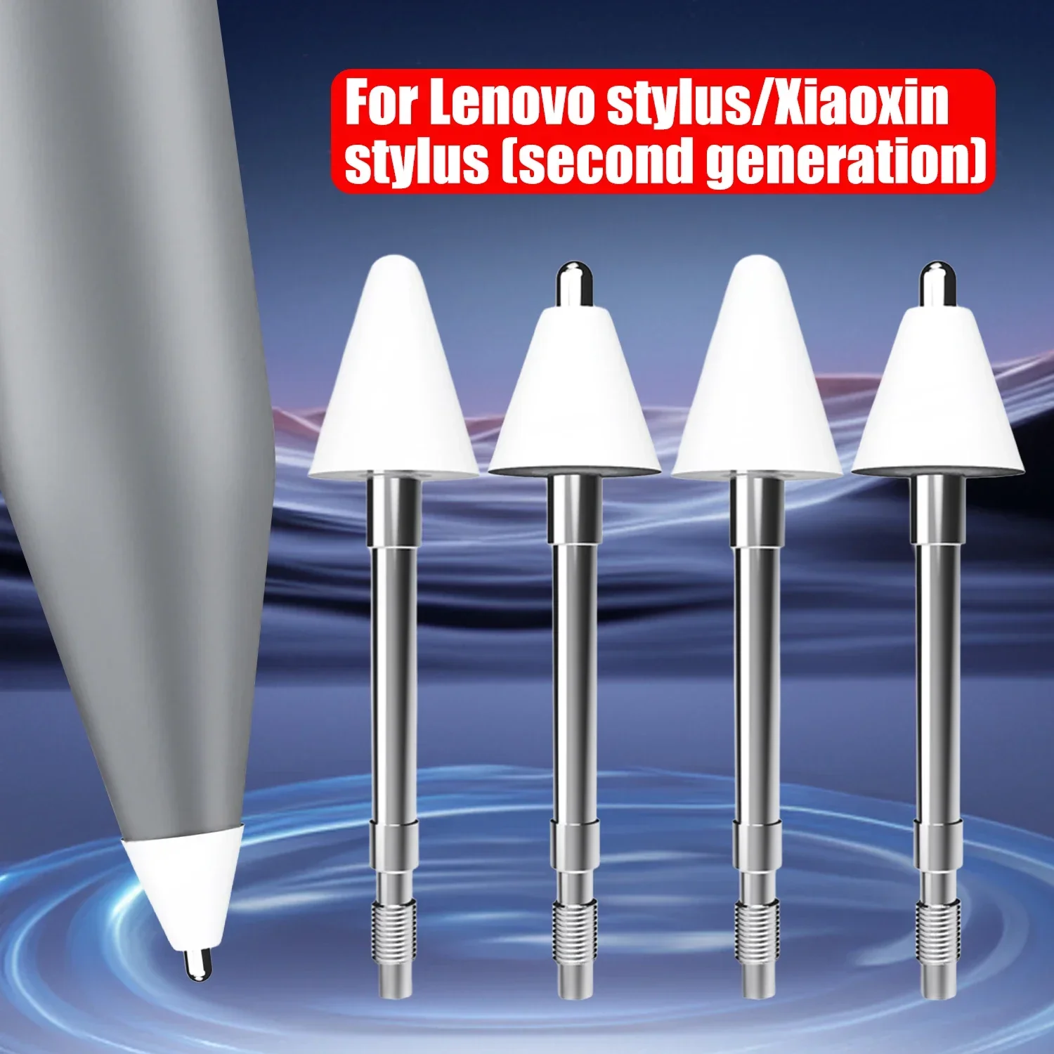 1-4PCS Replacement Pen Tips for Lenovo Stylus Needle Tube Pen Nib for Xiaoxin Stylus 2nd Gen 2021 Fine Point Precise Pencil Tips