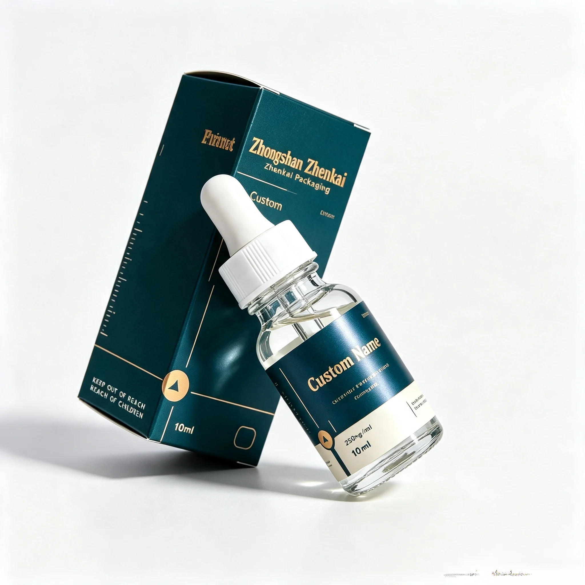 Peptide Product Pack Accessories,Non-toxic Vinyl Stickers,Industrial Labels and Custom Boxes for 3ml 5ml 10ml Sizes