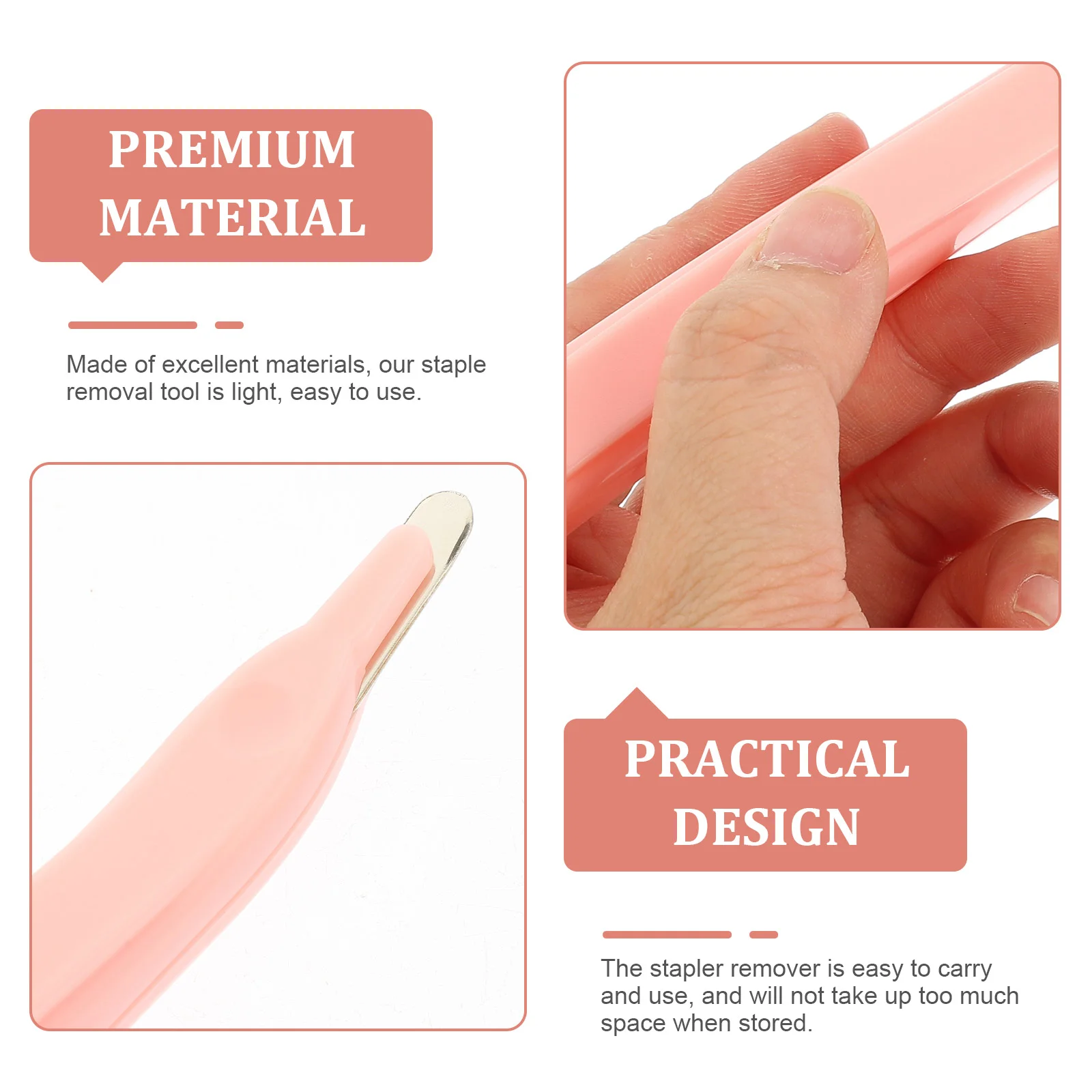 Removedor de uñas magnético, útil extractor de grapas, elevador de mano, suministros de oficina multiusos, grapadora