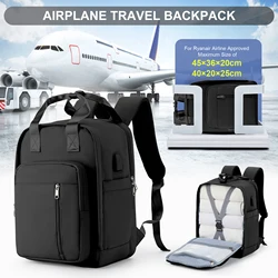 Cabin Airplane Travel Backpack 40x20x25 Ryanair Airlines Personal Item Bag 45x36x20 EasyJet Wizzair Suitcase Backpack Women Men