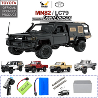 MN MN82 1:12 Retro Rc Car With LED Lights Full-scale Simulation LC79 Professional 4WD Remote Control Pickup RC Truck Model Toys