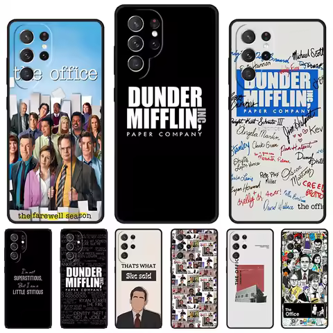 The Office Tv Show phone case For Samsung Galaxy S24 S23 S22 Ultra Note 10 20 Plus S8 S9 S10 S20 S21 FE Cover