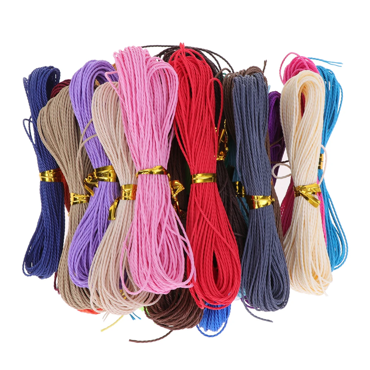 

Colorful Wax Cord 28 Colors Waxed Twine Knitting Rope Ideal Gift Wrapping Handicraft Decor Porcelain Bundling Jewelry