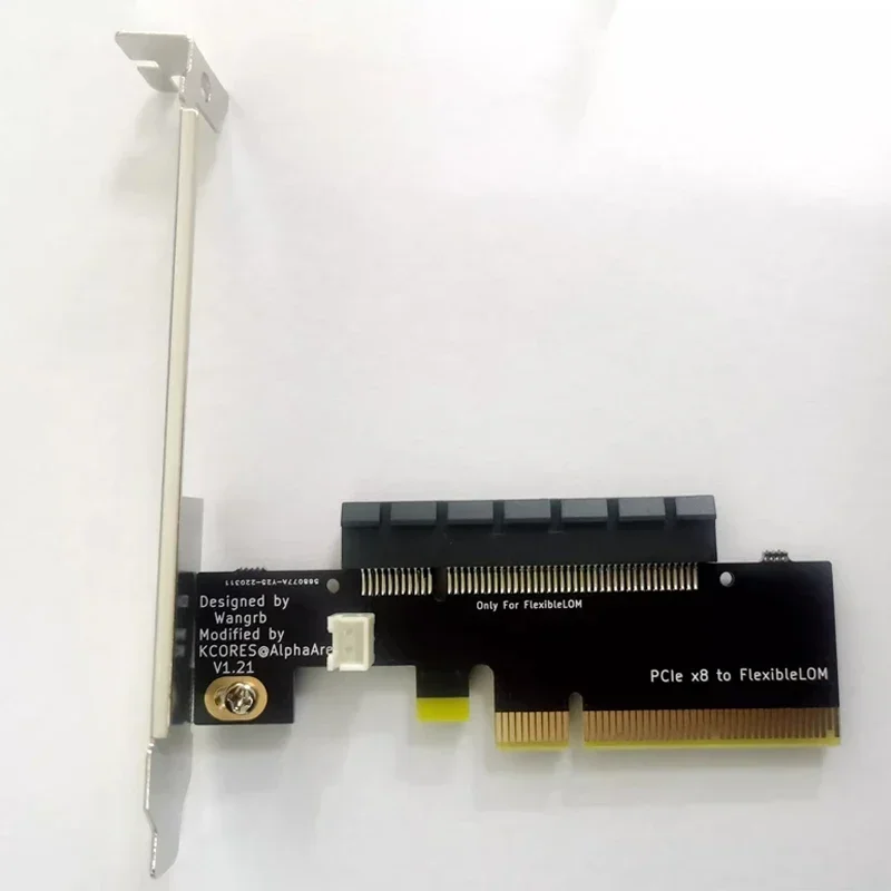 C=PCIe X8 Riser Card For HP FlexibleLOM 331FLR 530FLR 366FLR 560FLR 561FLR 544FLR 544FLR With Bracket High Quality