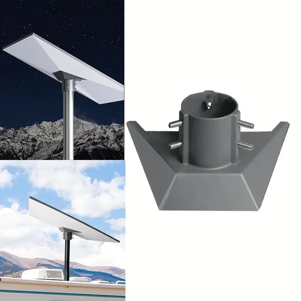 Pole Mount Adapter for For Upgraded Design Weather resistant Aluminum Alloy Easy Installation Flexible Positioning