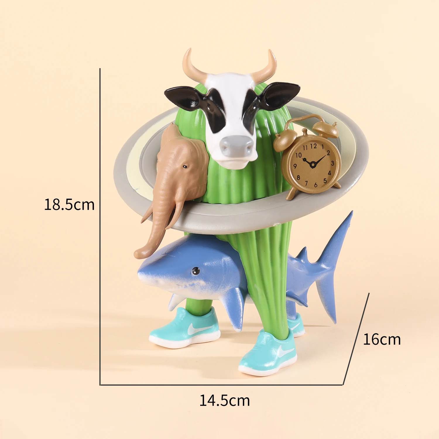 Figura de acción con diseño AI de criatura mítica de Shan Hai Jing, modelo articulado de monstruo de fusión, leyenda antigua coleccionable