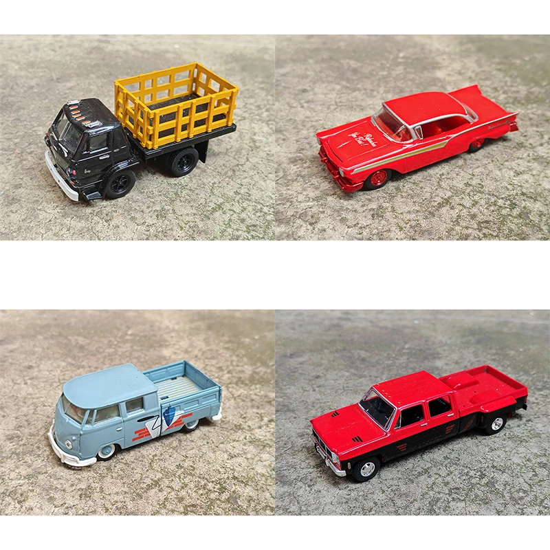 

M2 1:64 Moon Eye Camaro Dodge Challenger Mustang Pickup Van Alloy Model Collection Ornaments