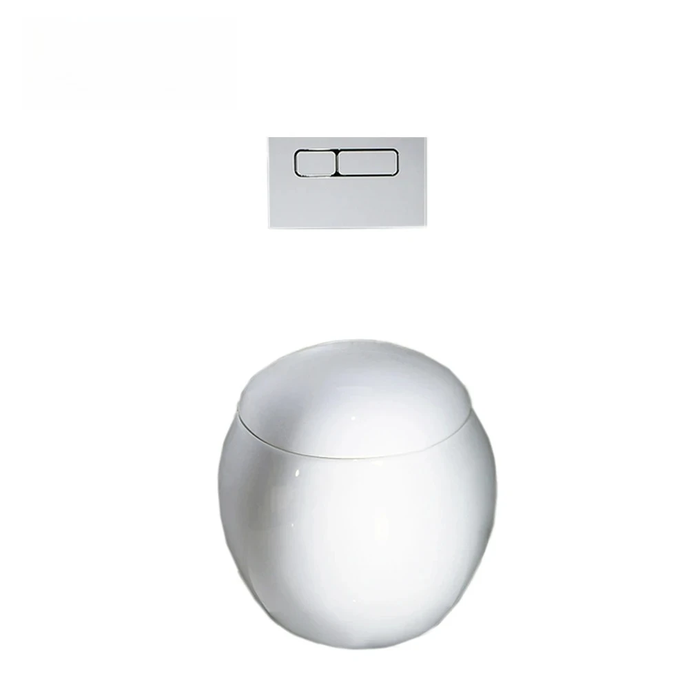 Sanitary bathroom luxury ceramic wall mounted two pieces toilet  Closestool