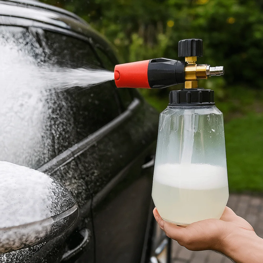 

Прямые продажи от производителя, распылитель пены высокого давления с регулируемым горшком для очистки PA с большим ртом, автомойка, профессиональная пена