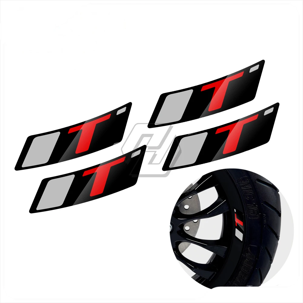 Motorcycle Wheel Decal Rim Reflective Sticker Fits for Vespa GTS Supersport GTS300 GTS300ie