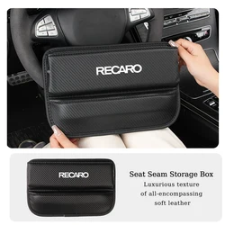 Car Seat Gap Organizer Box Leak-proof Storage Bag For Recaro Racing Interior Accessories