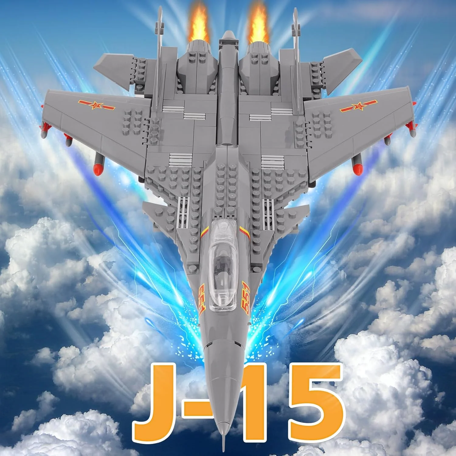 

Летающая акула-истребитель на основе переноски, строительные блоки, модель для взрослых, коллекционные игрушки, обучающие научные моделирующие головоломки