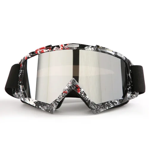 Imagen 2 del producto Gafas de motocicleta todoterreno para vehículo de Motocross, gafas de esquí a prueba de viento para ciclismo, máscara de esquí al aire libre para niños y niñas