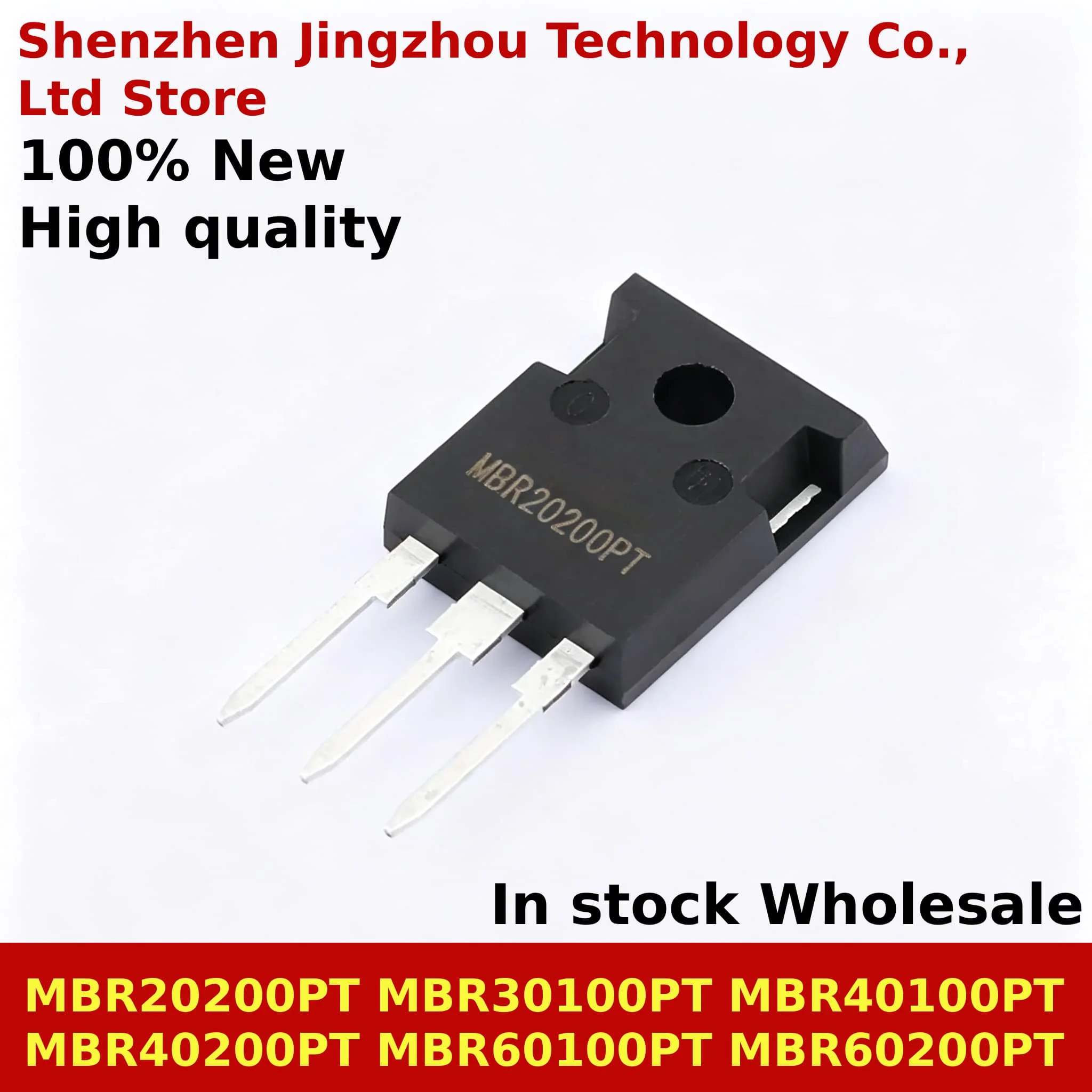 (5PCS) 100% New MBR20200PT MBR30100PT MBR40100PT MBR40200PT MBR60100PT MBR60200PT 20200 TO-247 IC Chip In Stock