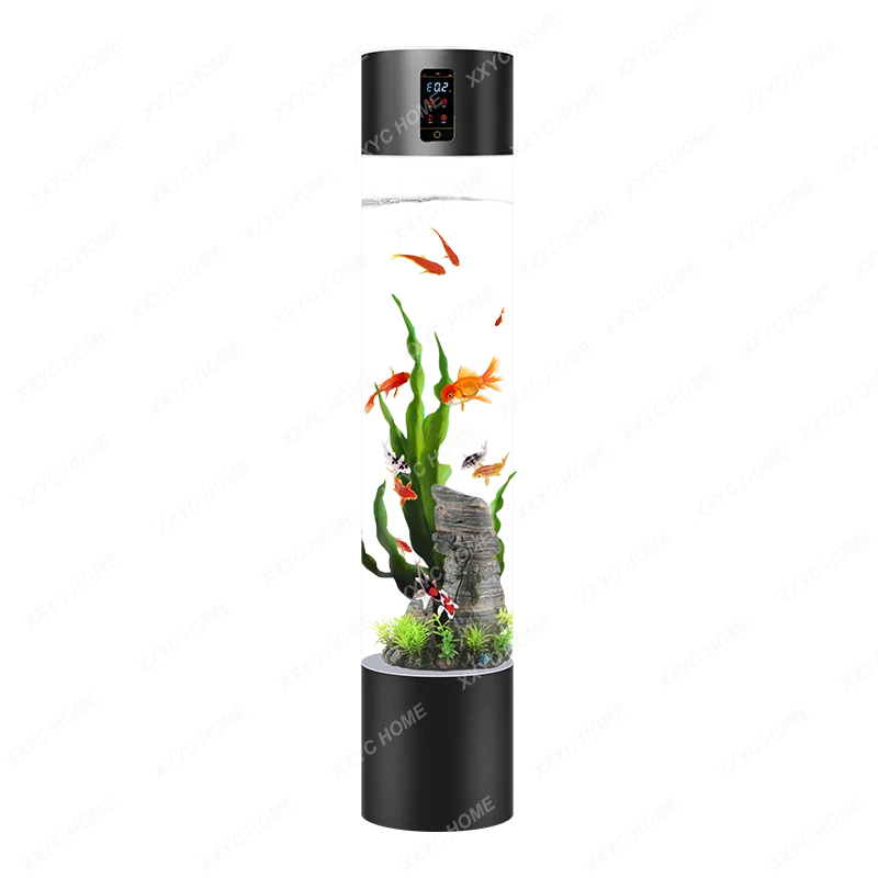 

Change Water Smart Remote Control Wireless Fish Tank Mute Aerating Acrylic Aquarium Loop Floor Lazy Fish Tank