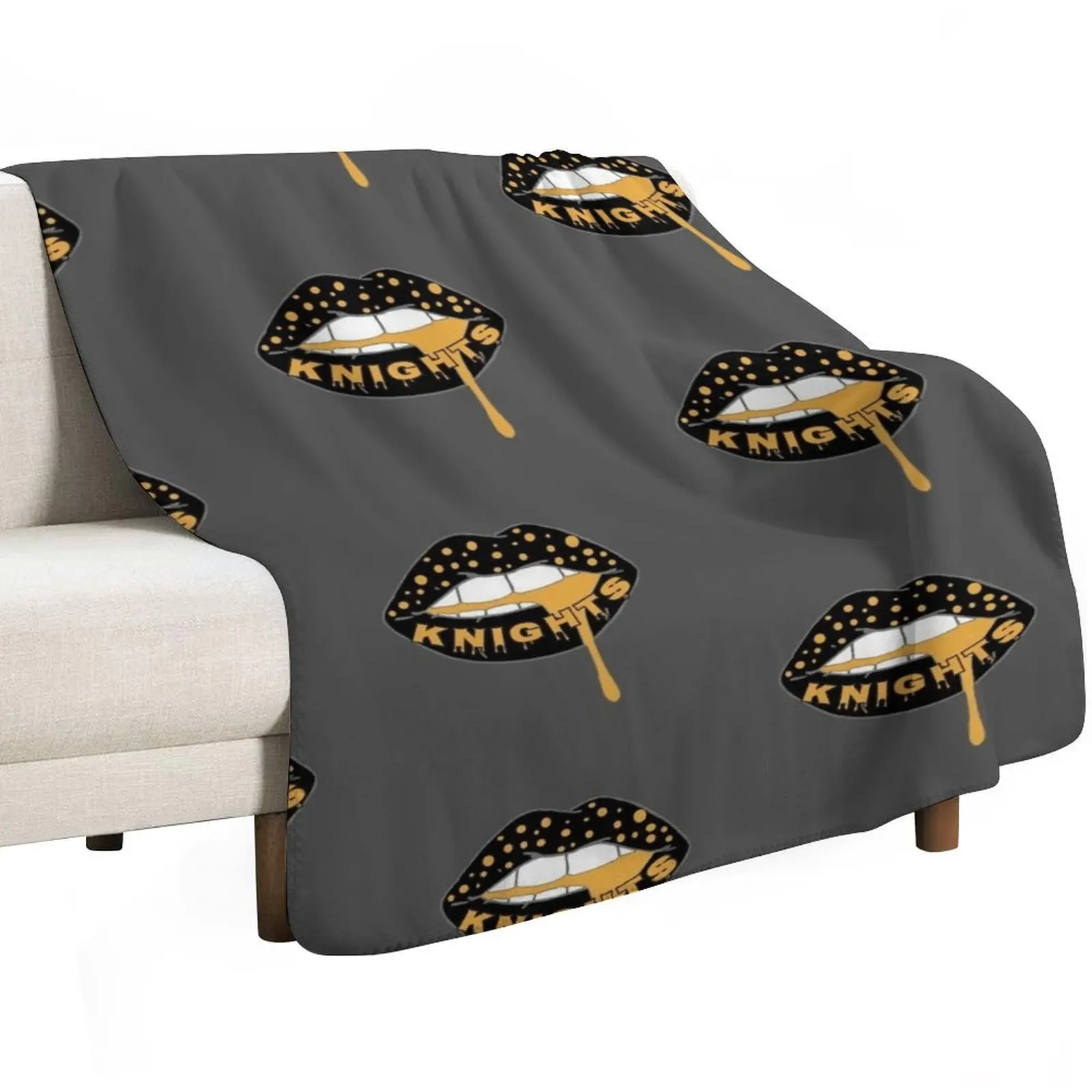 UCF Knights Lips Throw Blanket for babies Nap Blankets Sofas Of Decoration Beautifuls Flannel Fabric decorative Blankets