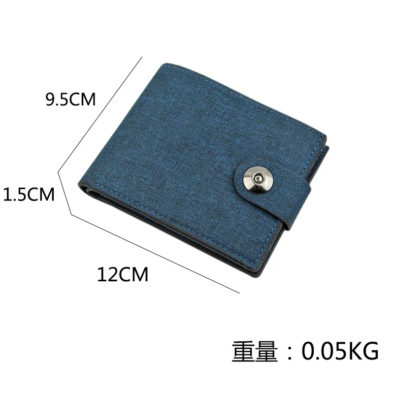 2024 Demon Slayer Anime Men Wallets Short Wallets Card Holder Simple Male Purse Coin Pocket Men Money Clips Causal Men Purses