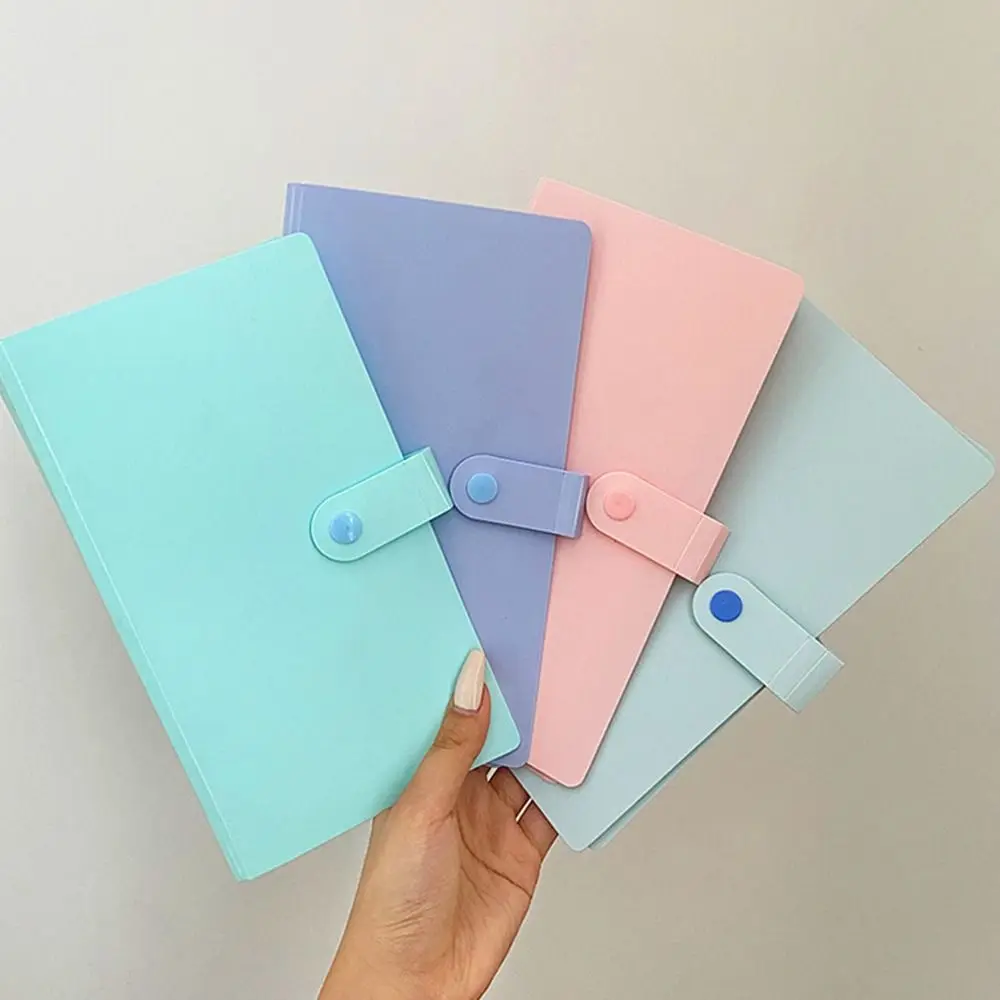 1Pcs Portable Money Album Practical Tear Resistant Money Savings Challenges Binder 120/240 Envelope Waterproof