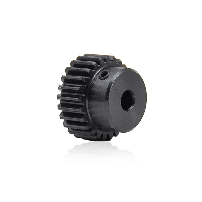 1M Modulus Spur Gear 45# Carbon Steel 15/16/17/18/20/24/25/30/35 Teeth Metal Transmission Pinion Gear